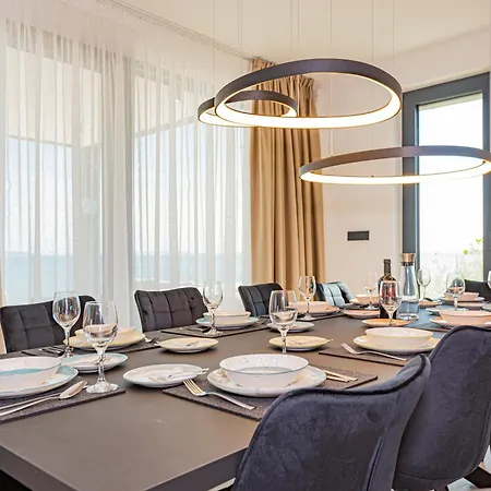 Luxury Seafront Aurea - With Private Pool, Game & Stunning Sea Views